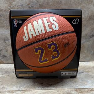 Spalding X LeBron James #23 Outdoor Recreational Basketball Full Size 29.5"